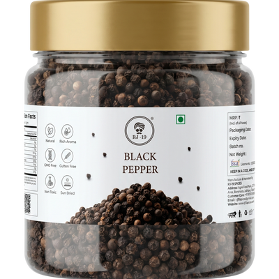RJ-19 Premium Black Pepper (Kali Mirch)