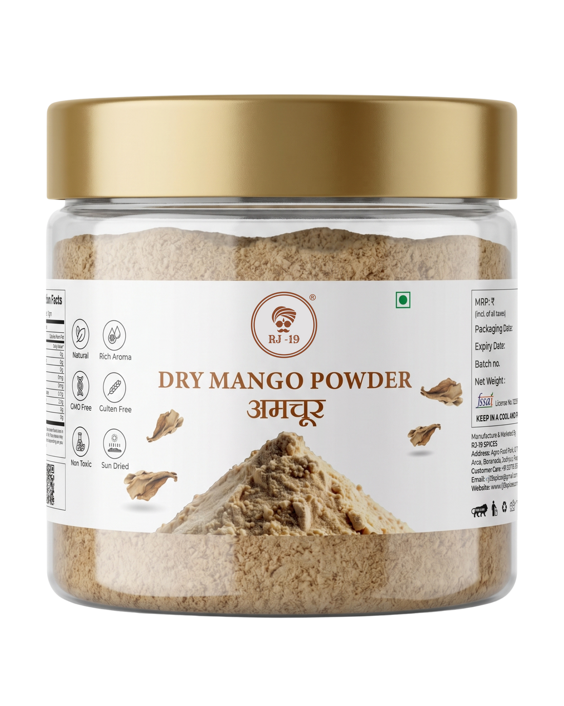 RJ-19 Premium Dry Mango Powder (Amchur)