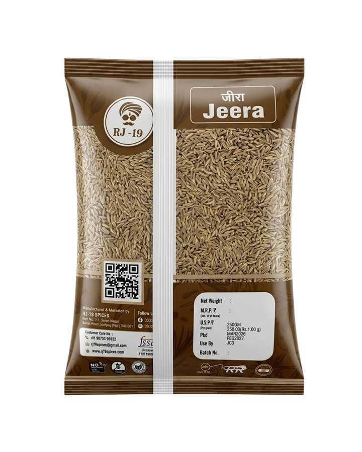 RJ-19 Premium Whole Cumin Seeds (Jeera)