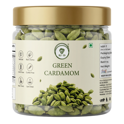 RJ-19 Premium Green Cardamom (Elaichi)